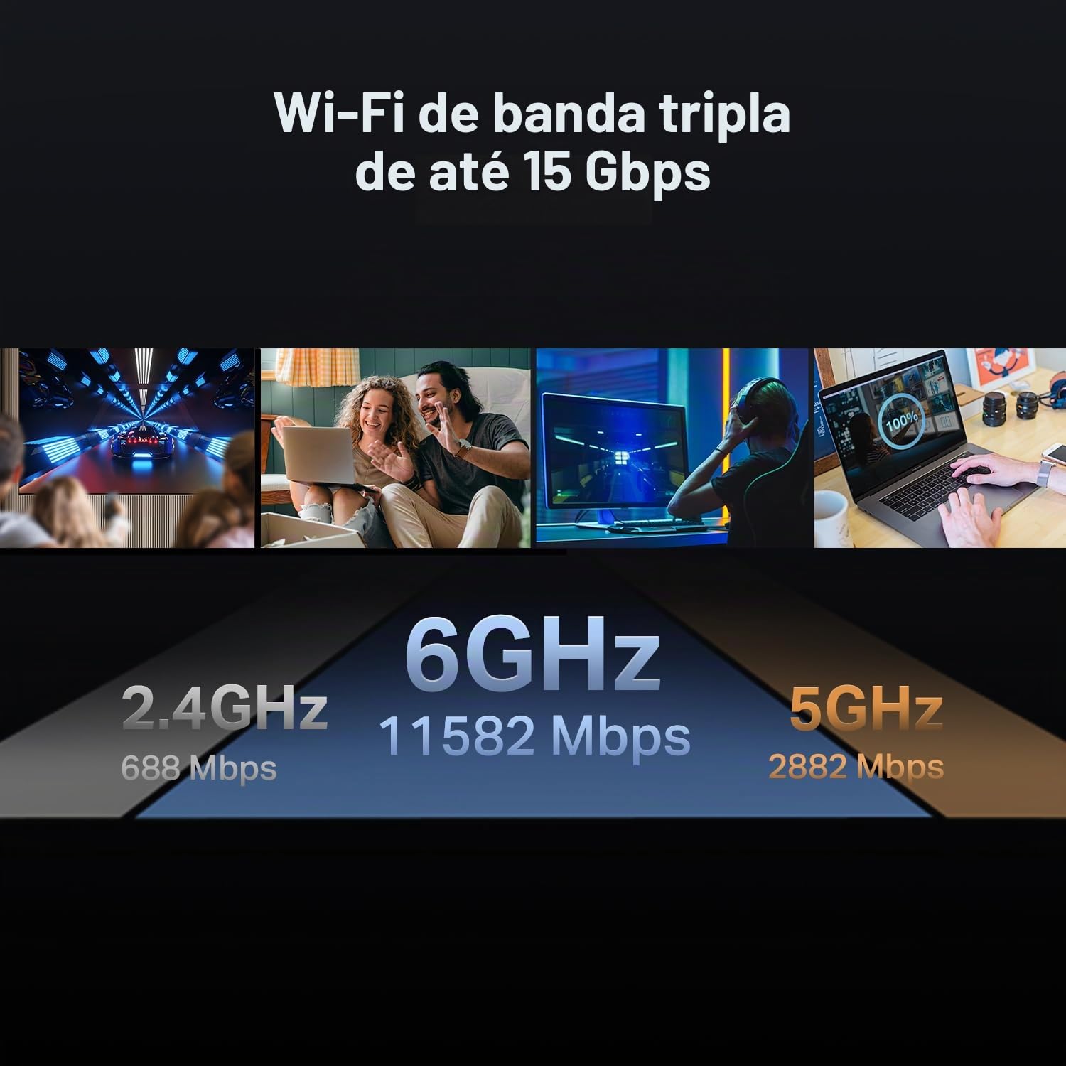 TP-Link Roteador Wi-Fi 7 Tri-Band BE15000 (Archer BE700) - 8